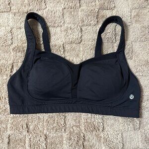EXCELLENT Lululemon Ta Ta Tamer Sports Bra Athletic Adjustable Straps 36D Black